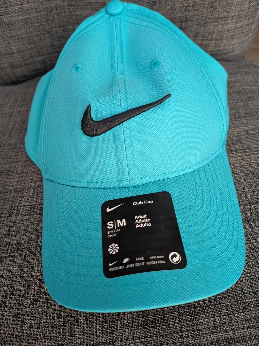 Nike Turquoise Club Cap with Black Swoosh